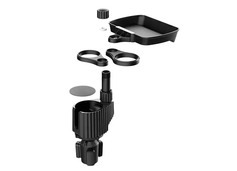 Car Cup Holder Expander Tray with Detachable Car Cup Holder Tray, Car Food Trays for Eating &Cup Holder Tray Table for Car