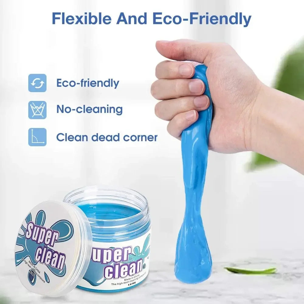 Car Cleaning Gel Multifunctional Air Vent Outlet Dashboard Laptop Magic Cleaning Tool Wash Mud Dust Remover Dirt Clean