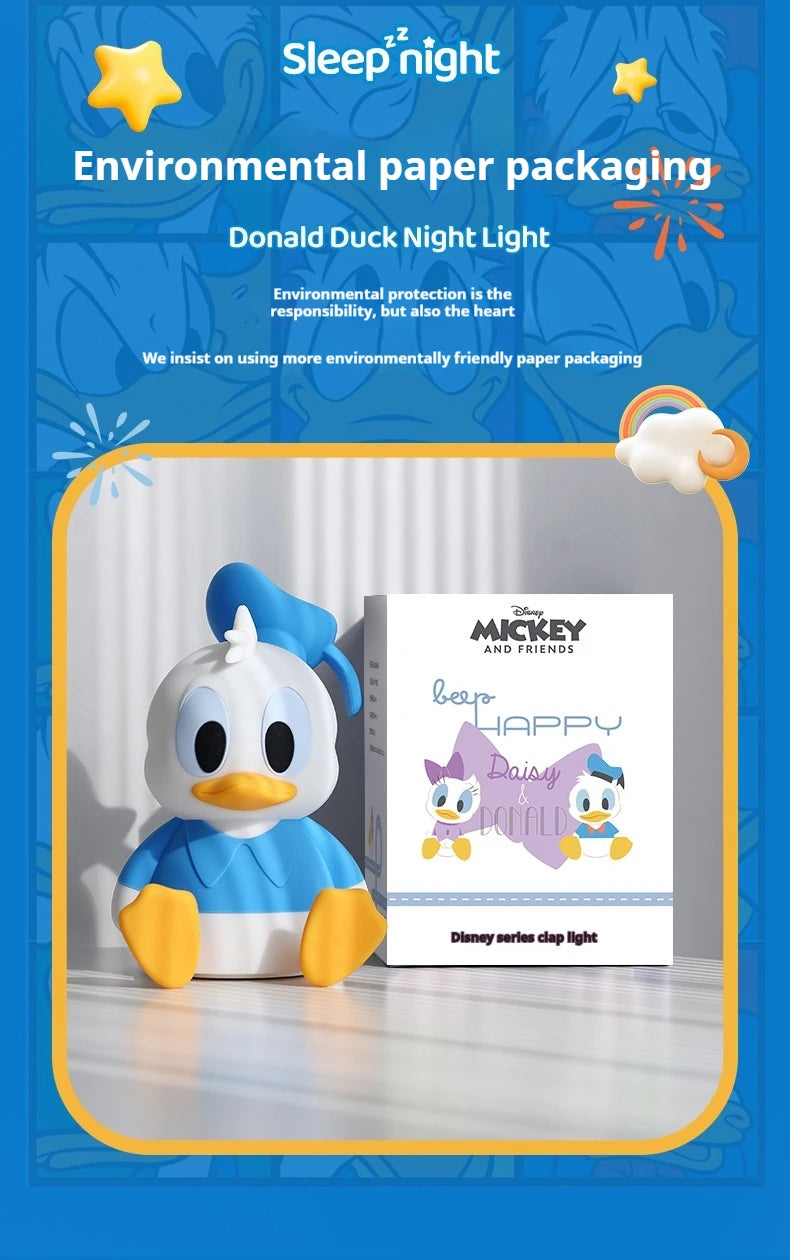 Donald Duck Nightlight Christmas Presents Lovely Practical Creative Birthday Gift Cute Figure Creative Kawaii Model Doll Toys