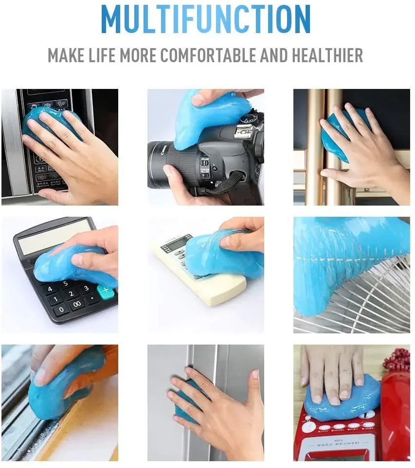 Car Cleaning Gel Multifunctional Air Vent Outlet Dashboard Laptop Magic Cleaning Tool Wash Mud Dust Remover Dirt Clean
