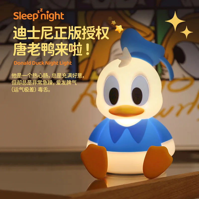 Donald Duck Nightlight Christmas Presents Lovely Practical Creative Birthday Gift Cute Figure Creative Kawaii Model Doll Toys