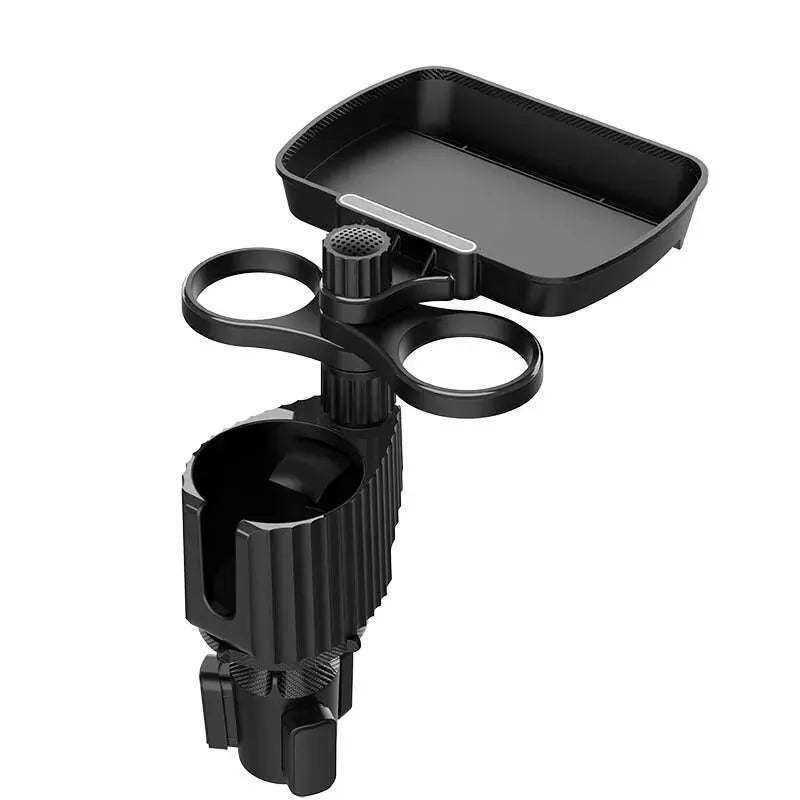 Car Cup Holder Expander Tray with Detachable Car Cup Holder Tray, Car Food Trays for Eating &Cup Holder Tray Table for Car