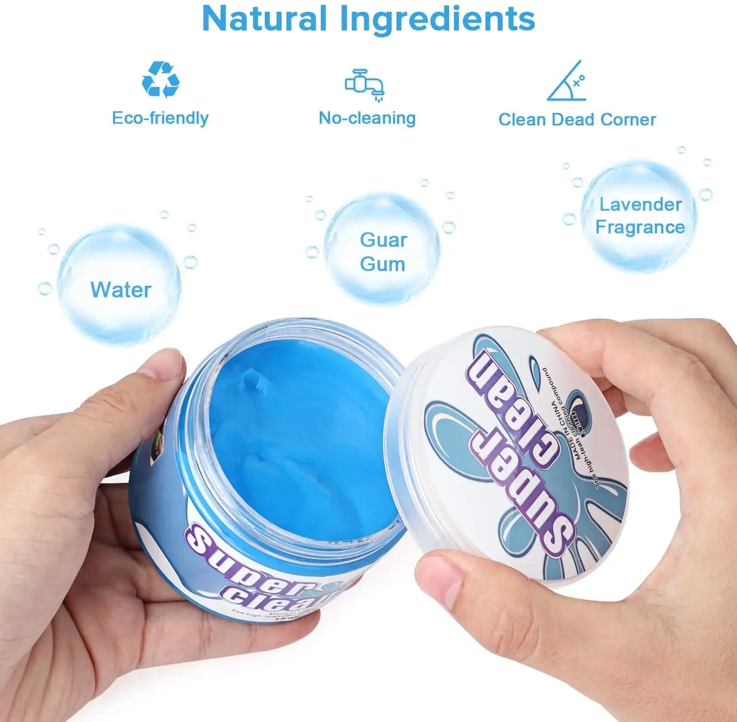 Car Cleaning Gel Multifunctional Air Vent Outlet Dashboard Laptop Magic Cleaning Tool Wash Mud Dust Remover Dirt Clean
