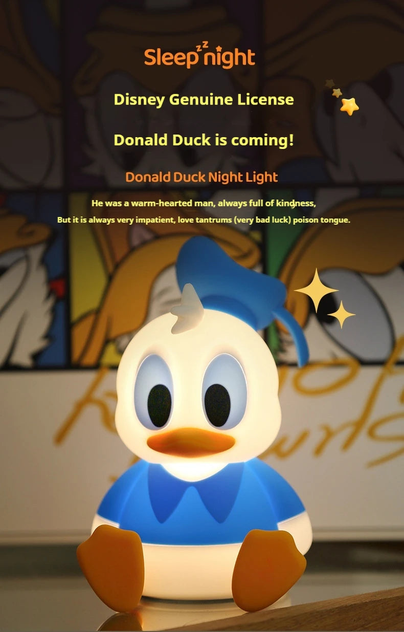 Donald Duck Nightlight Christmas Presents Lovely Practical Creative Birthday Gift Cute Figure Creative Kawaii Model Doll Toys
