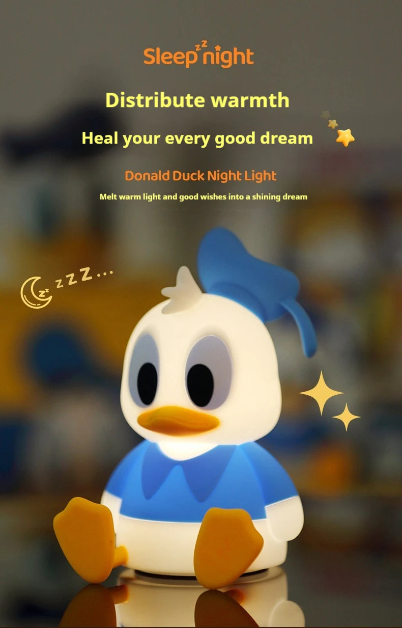Donald Duck Nightlight Christmas Presents Lovely Practical Creative Birthday Gift Cute Figure Creative Kawaii Model Doll Toys